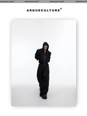 desc::deconstructed-shimmering-hoodie-pants-set-for-men-detail-img-4