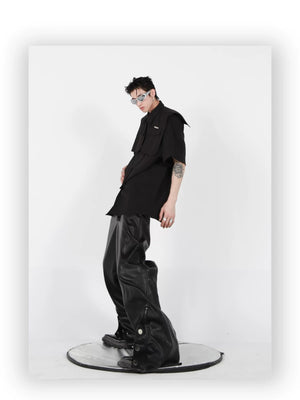 desc::deconstructed-streetwear-jacket-short-sleeve-metal-cardigan-detail-img-21