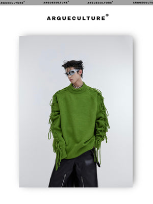 desc::deconstructed-tassel-knit-sweater-oversized-streetwear-crewneck-detail-img-3