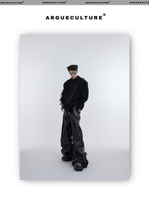 desc::deconstructed-tassel-knit-sweater-oversized-streetwear-crewneck-detail-img-7