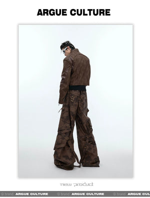 desc::distressed-cargo-wide-leg-leather-pants-vintage-street-detail-img-1