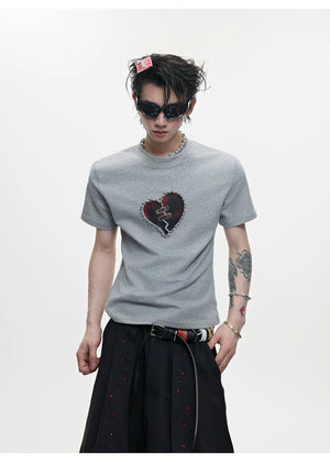 desc::distressed-heart-metallic-bead-heavyweight-tee-detail-img-10