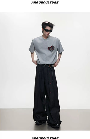 desc::distressed-heart-metallic-bead-heavyweight-tee-detail-img-11