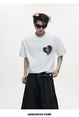 desc::distressed-heart-metallic-bead-heavyweight-tee-detail-img-12