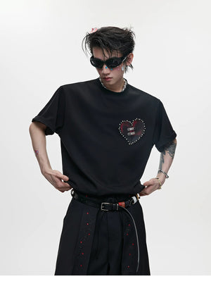 desc::distressed-heart-metallic-bead-heavyweight-tee-detail-img-3