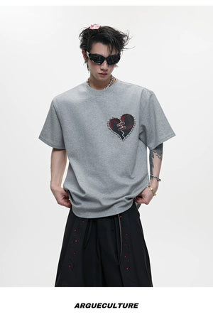 desc::distressed-heart-metallic-bead-heavyweight-tee-detail-img-9