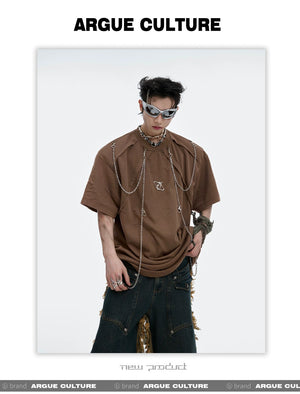 desc::distressed-metal-chain-padded-shoulder-streetwear-tee-detail-img-10