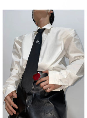 desc::distressed-metal-logo-tie-grunge-streetwear-accessory-detail-img-4