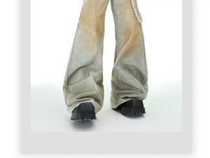 desc::distressed-pearl-charm-flared-jeans-vintage-streetwear-detail-img-3