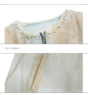 desc::distressed-pearl-denim-jacket-flare-jeans-streetwear-set-detail-img-16