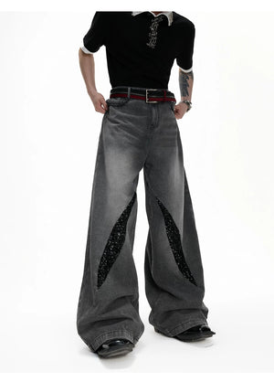 desc::distressed-sequin-baggy-jeans-mens-straight-leg-denim-detail-img-5