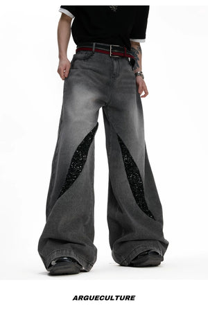 desc::distressed-sequin-baggy-jeans-mens-straight-leg-denim-detail-img-9