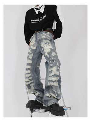 desc::distressed-vintage-baggy-jeans-streetwear-straight-leg-detail-img-10