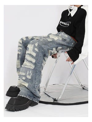 desc::distressed-vintage-baggy-jeans-streetwear-straight-leg-detail-img-8