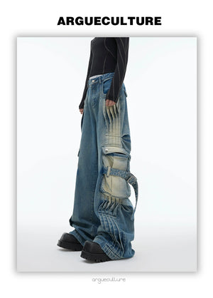 desc::distressed-vintage-cargo-denim-pants-mens-streetwear-detail-img-17