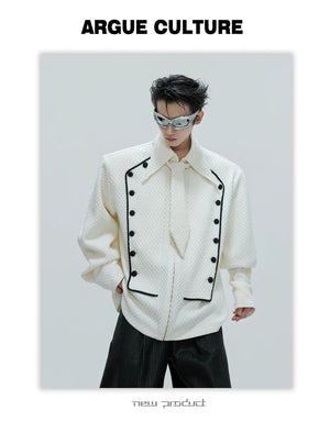 desc::double-breasted-palace-shirt-jacket-with-detachable-tie-detail-img-8