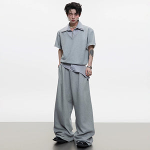 Flat lay of deconstructed design summer sport set