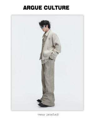 desc::fake-two-piece-striped-wool-cardigan-royal-button-jacket-detail-img-3