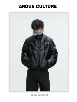 desc::faux-fur-collar-down-jacket-asymmetric-streetwear-puffer-detail-img-5
