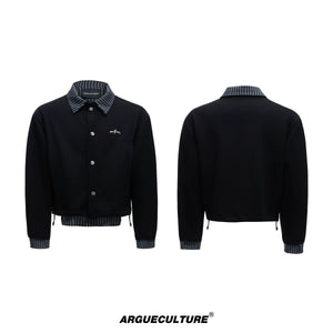 faux-two-piece-striped-cardigan-streetwear-set-black-pants