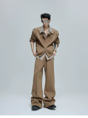 desc::faux-two-piece-striped-cardigan-streetwear-set-detail-img-6