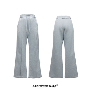 faux-two-piece-striped-cardigan-streetwear-set-gray-fleece-top