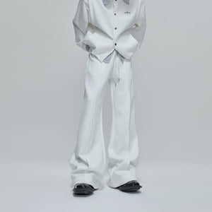 Full set view featuring the matching loose fit streetwear pants