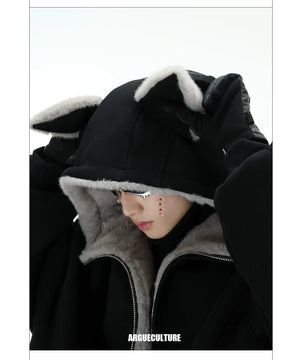desc::fox-ear-reversible-hooded-padded-jacket-streetwear-detail-img-14