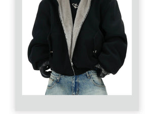 desc::fox-ear-reversible-hooded-padded-jacket-streetwear-detail-img-3