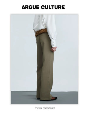 desc::fur-trimmed-flare-slim-wool-trousers-for-men-detail-img-10