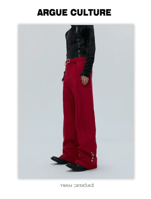 desc::fur-trimmed-flare-slim-wool-trousers-for-men-detail-img-14