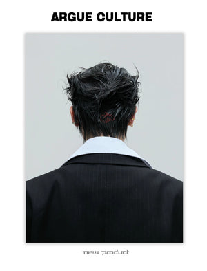 desc::glitter-stripe-cinched-two-piece-blazer-suit-set-detail-img-7