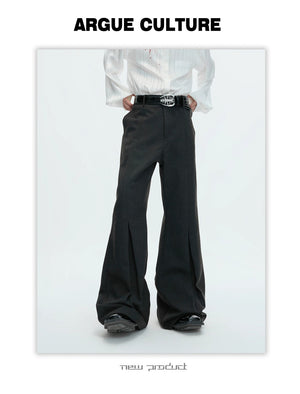 desc::heavy-drape-pleated-wool-micro-flare-trousers-detail-img-7