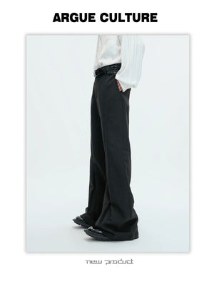 desc::heavy-drape-pleated-wool-micro-flare-trousers-detail-img-8