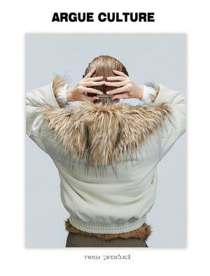 desc::heavy-washed-boxy-fur-collar-padded-jacket-unisex-detail-img-2