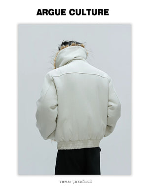 desc::heavy-washed-boxy-fur-collar-padded-jacket-unisex-detail-img-3