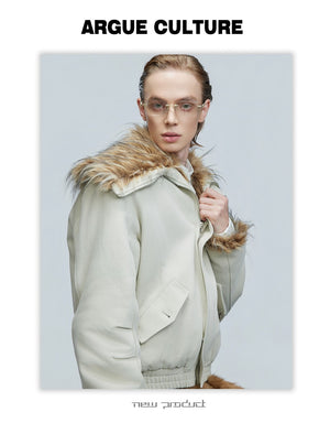 desc::heavy-washed-boxy-fur-collar-padded-jacket-unisex-detail-img-8