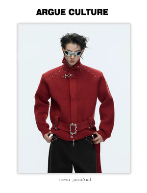 desc::heavyweight-cropped-zip-up-cardigan-retro-stand-collar-knit-detail-img-17