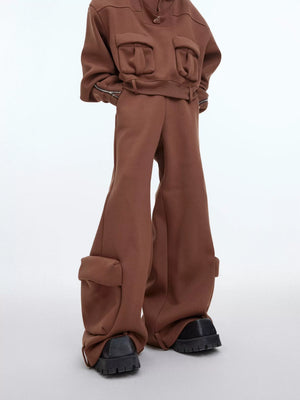 heavyweight-deconstructed-3d-pocket-streetwear-set-brown-hoodie