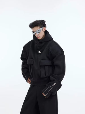 heavyweight-deconstructed-3d-pocket-streetwear-set-gray-hoodie