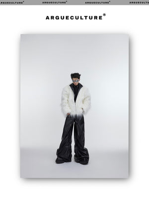 desc::heavyweight-faux-fur-wavy-jacket-vintage-streetwear-detail-img-23