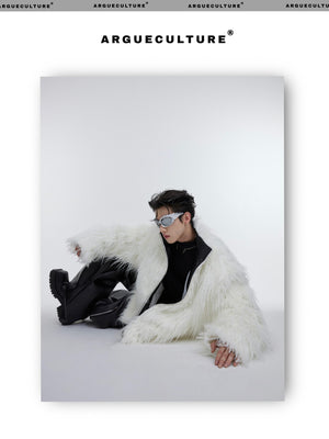 desc::heavyweight-faux-fur-wavy-jacket-vintage-streetwear-detail-img-26