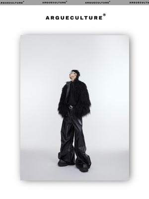 desc::heavyweight-faux-fur-wavy-jacket-vintage-streetwear-detail-img-9