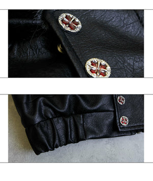 desc::heavyweight-faux-leather-fur-hooded-jacket-boxy-streetwear-detail-img-2