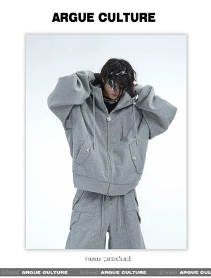 desc::heavyweight-pleated-zip-hoodie-baggy-set-streetwear-detail-img-10