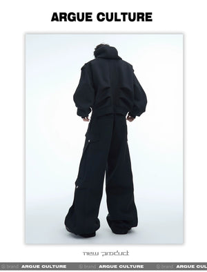 desc::heavyweight-pleated-zip-hoodie-baggy-set-streetwear-detail-img-20