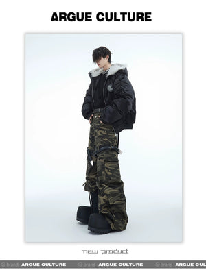 desc::heavyweight-plush-bomber-jacket-with-split-zip-hood-detail-img-12