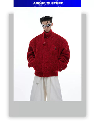 desc::heavyweight-textured-boxy-cropped-wool-jacket-for-men-detail-img-1