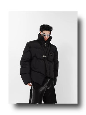 desc::irregular-cropped-puffer-jacket-with-metal-details-detail-img-9