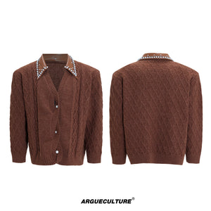 layered-pearl-wool-cardigan-retro-quiet-luxury-top-red-top